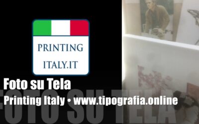 Centro Stampa Tipografia Roma Printing Italy Foto su Tela